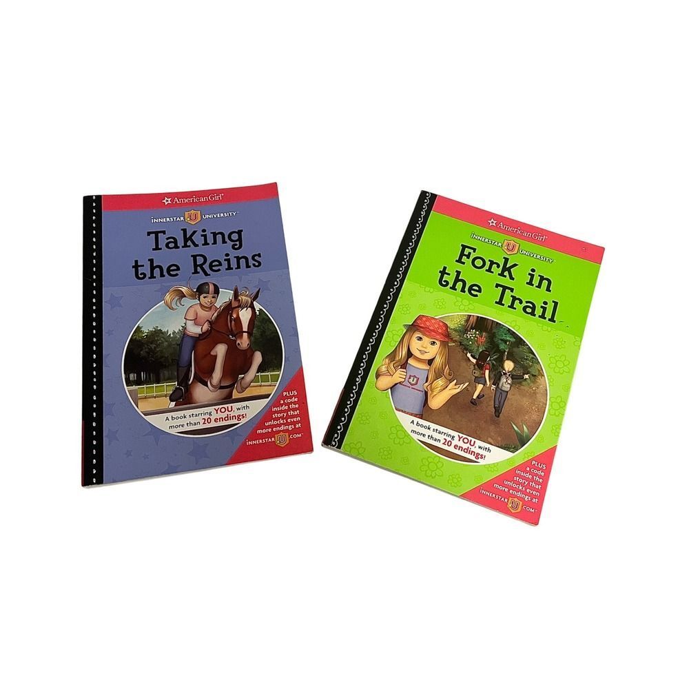 American Girl Innerstar University Books Kids OS Multicolor Excellent 2 Book Lot
